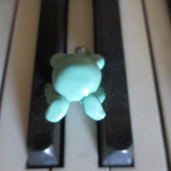 Handmade Polymer Clay Frog Charm - Picture 7 of 7